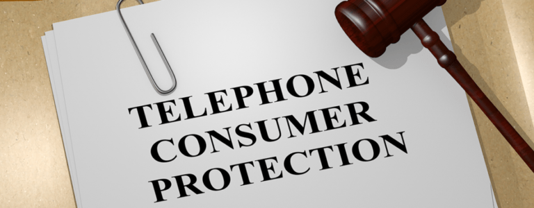 close up of a paper that reads telephone consumer protection