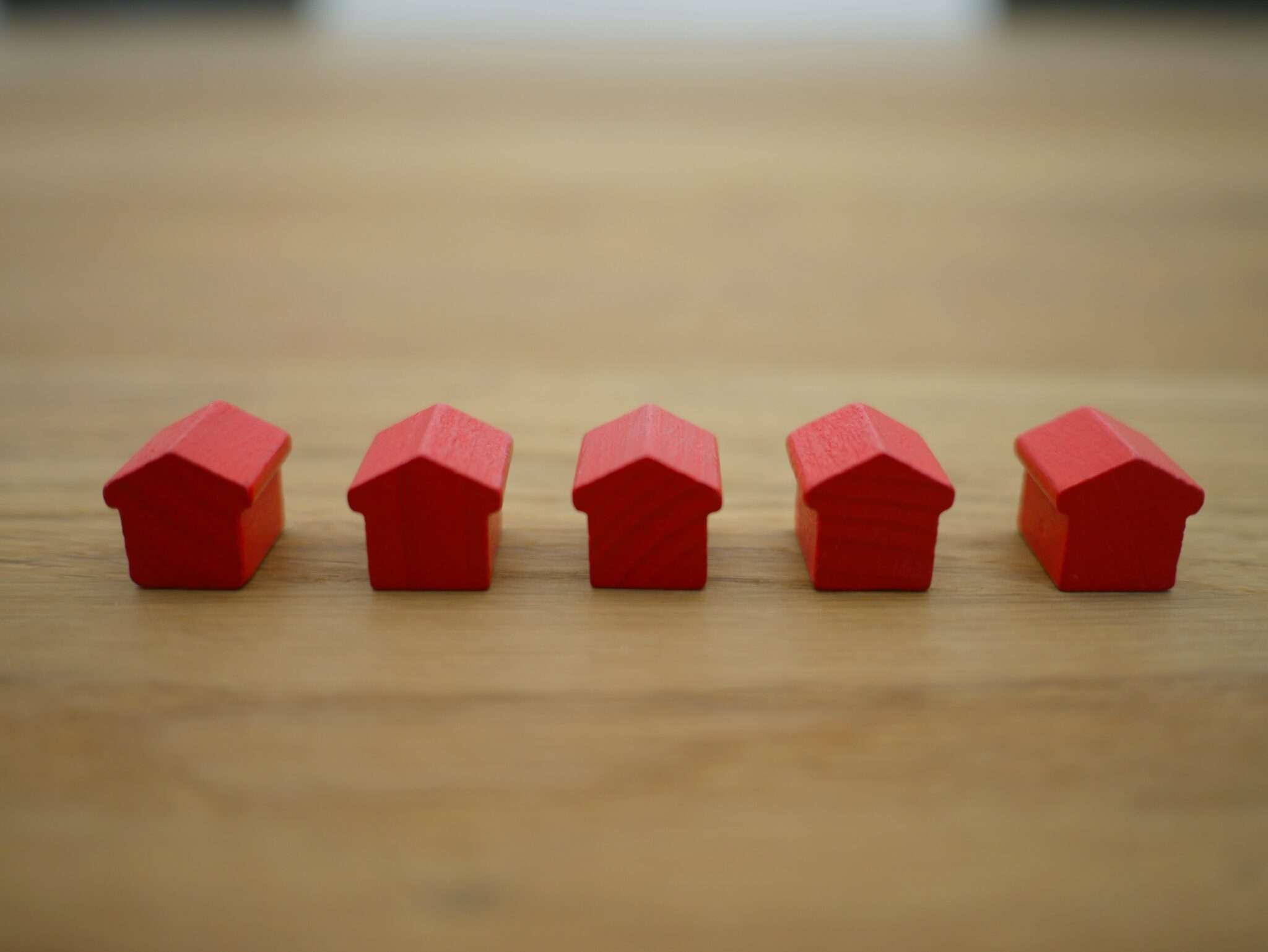 community of houses representing a home owners association